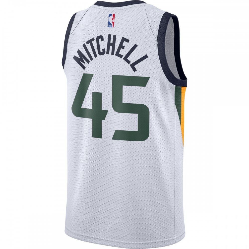 Donovan Mitchell Utah Jazz 2020/21 Swingman Jersey - White - Association Edition-Pro Kit Vault | Brand New 26/27 Sports Jerseys